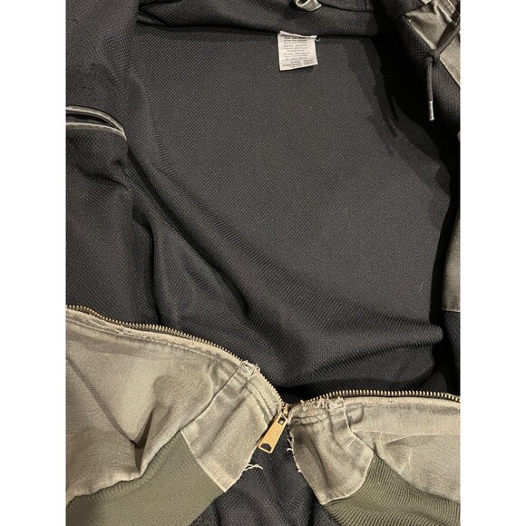 Vintage Carhartt Jacket Mens L J25 MOS Moss Green Distressed Faded Y2K Work - Picture 5 of 8